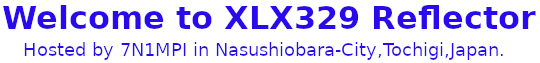 XLX329 Multiprotocol Gateway Reflector